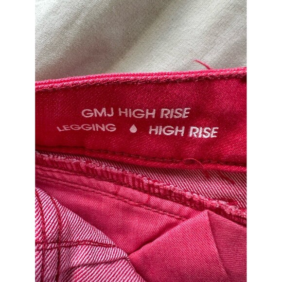 Volcom X Georgia May Jagger GMJ Collab High Rise Jegging Red Denim Jeans 26 - Picture 5 of 5